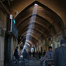 پروژه معماری نور در بازار قیصریه اصفهان