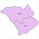 نقشه-بخش-های-شهرستان-ملکان