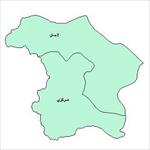 نقشه-بخش-های-شهرستان-پیرانشهر
