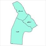 نقشه-بخش-های-شهرستان-آزادگان