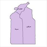 نقشه-بخش-های-شهرستان-سمنان