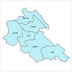 نقشه-بخش-های-شهرستان-کهگیلویه