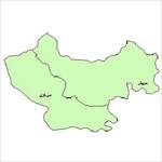 نقشه-بخش-های-شهرستان-کامیاران