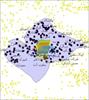 شیپ فایل نقطه ای روستاهای شهرستان آبیک واقع در استان قزوین