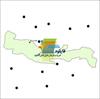 شیپ فایل نقطه ای شهرهای شهرستان میاندواب واقع در استان آذربایجان غربی