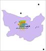 شیپ فایل نقطه ای شهرهای شهرستان نیر واقع در استان اردبیل