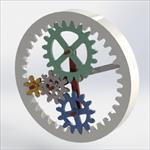 مکانیزم-چرخ-دنده-طراحی-شده-در-سالیدورک-و-کتیا