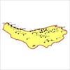 شیپ فایل شهرهای استان مازندران به صورت نقطه ای