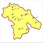 شیپ-فایل-شهرهای-استان-کهگیلویه-و-بویراحمد-به-صورت-نقطه-ای