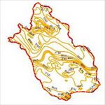نقشه-منحنی-های-هم-تبخیر-استان-فارس