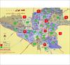 نقشه اتوكد مناطق تهران بصورت قطعه بندي    