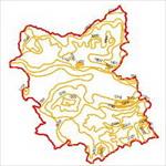 نقشه-منحنی-های-هم-تبخیر-استان-آذربایجان-شرقی