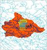 شیپ فایل آبراهه های شهرستان دلفان واقع در استان لرستان