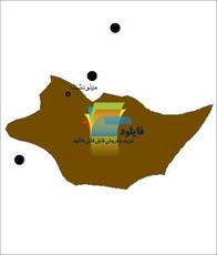 شیپ فایل نقطه ای شهرهای شهرستان مینودشت واقع در استان گلستان