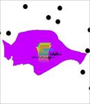 شیپ-فایل-نقطه-ای-شهرهای-شهرستان-هندیجان-واقع-در-استان-خوزستان