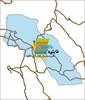شیپ فایل راه های ارتباطی شهرستان دشتستان واقع در استان بوشهر
